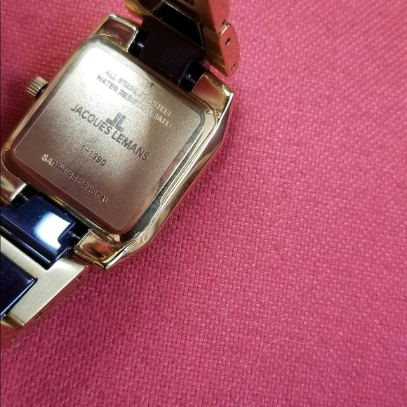 Jacques Lemans two-tone Ceramic 1-1390 - Picture 2 of 5